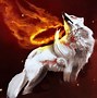 Image result for Cool Fire Wolf Art