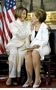 Image result for Nancy Reagan Nancy Pelosi