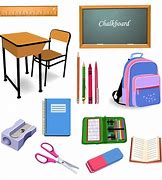 Image result for School Stationery Cartoon Graphic