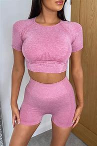 Image result for Pink Sports Crop Top
