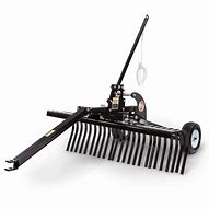 Image result for Pull Behind Rake Lawn Tractor