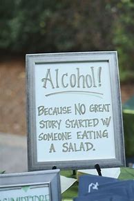 Image result for Funny Wedding Signs