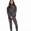 Image result for Nike Padded Jacket Children's Black and Grey