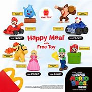 Image result for Super Mario Bros Happy Meal Toys