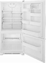 Image result for White Refrigerator Counter Size Bottom Freezer