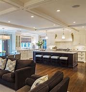 Image result for Kitchen Island with Seating in Open Concept Living Room