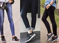 Image result for How to Wear Skinny Jeans with Sneakers