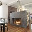 Image result for Free Standing Scandinavian Gas Fireplace