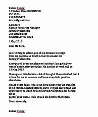 Image result for Letter of Resignation with 2 Week Notice