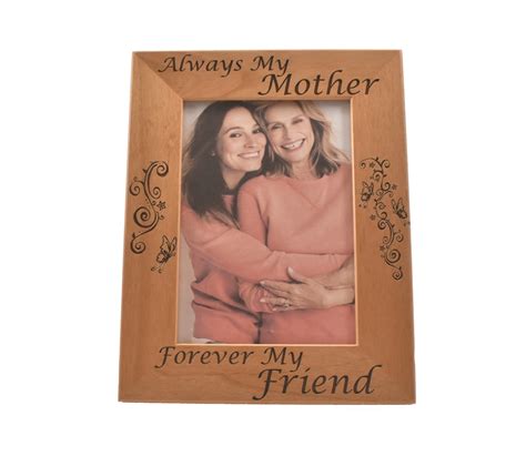Mother, Friend Personalized Wood Picture Frame   Whitetail Woodcrafters