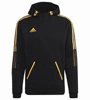 Image result for Picture of Black and Gold Adidas Hoodie