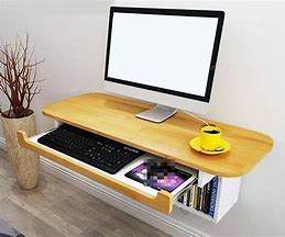 Image result for Wall Mounted PC Desk