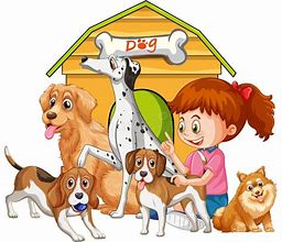 Image result for Cute Cartoon Girl Dogs