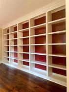 Image result for Custom Built Bookcases Cabinets