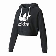 Image result for Black Sweater Crop Top Adidas