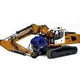 Image result for 946-3 1/14 12CH Simulation RC Hydraulic Heavy Excavator Metal Vehicle Model With Adjustable Boom And Remote Control Engi