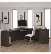 Image result for Black Corner Desk Home Office