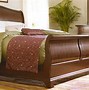 Image result for Wooden Sleigh Beds