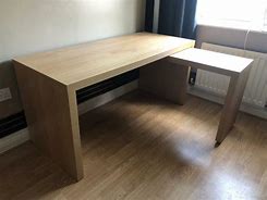 Image result for Natural Wood IKEA Desks