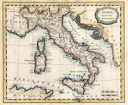Image result for Old World Italy Map