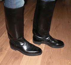 Image result for Vintage Men's Black Leather Boots