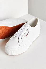 Image result for Superga White Leather Sneakers