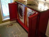 Image result for Cabinet Between Washer and Dryer