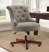 Image result for Wood Desk Chair with Wheels