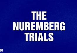Image result for Nuremberg Trials Logo