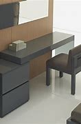 Image result for Grey High Gloss Desk with Drawers