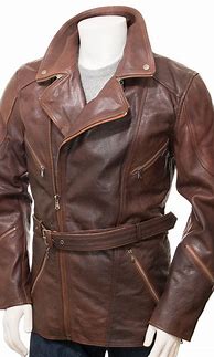 Image result for Long Leather Coats for Men