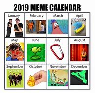 Image result for January 2019 Meme Calendar