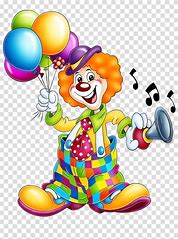Image result for Cartoon Image of Clown with Balloons