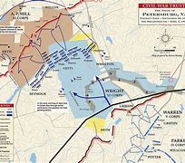 Image result for Petersburg Battle Map
