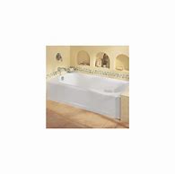 Image result for American Standard 2391.202 Princeton 60" Americast Bathtub With Right Hand Drain - Lifetime Warranty Arctic Tub Soaking Alcove