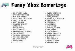 Image result for Cool Xbox Usernames