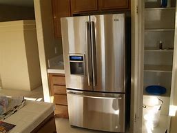 Image result for Bisque French Door Refrigerator