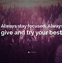 Image result for Try Your Best Quotes