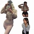 Image result for Yellow Crop Hoodie