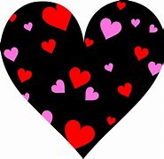 Image result for Cartoon Love Heart with Black Background