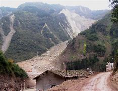 Image result for Images of Landslide