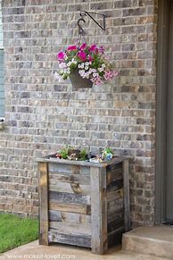 Image result for DIY Reclaimed Wood Planters