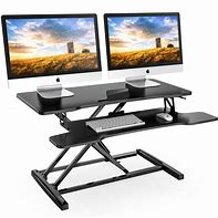 Image result for Sit-Stand Cubicle Desk