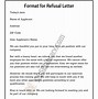 Image result for Refusal to Pay Letter Sample
