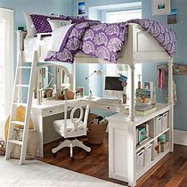 Image result for Cute Loft Beds with Desks