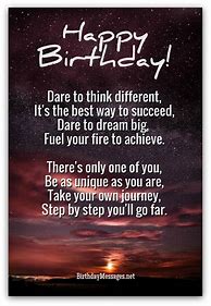 Image result for Inspirational Birthday Poems