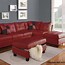 Image result for Red Leather Sofa Ashley Furniture