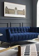 Image result for Blue Velvet Sofa