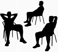 Image result for Man in Chair Silhouette