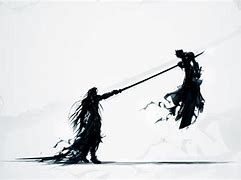 Image result for Cloud vs Sephiroth Silhouette